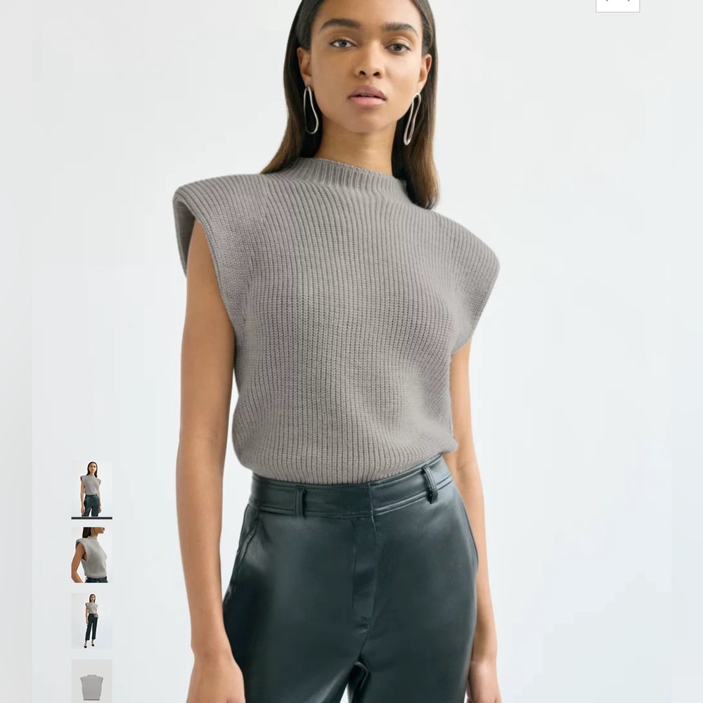 NWT Aritzia Babaton Hazlitt Marino Wool Sweater Vest